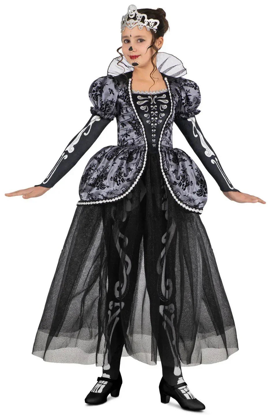 Disfraz de Reina Esqueleto para Niña Esqueletos Viving